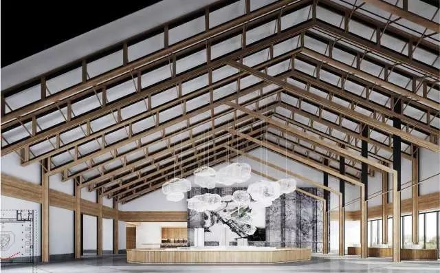來自時光花絮，新中式建筑