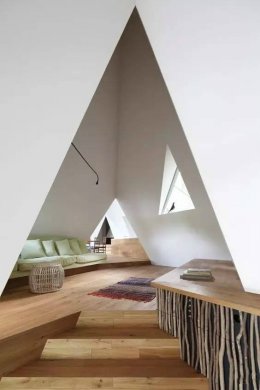 新中式建筑，創(chuàng)意三角屋