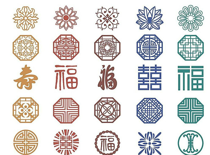 中國古典圖案欣賞，各具特色的中國傳統(tǒng)圖案