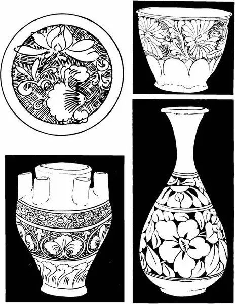 青花瓷素材圖案欣賞，中國(guó)傳統(tǒng)藝術(shù)就是這么美