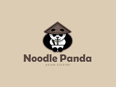 個(gè)性鮮明面條logo，精美面館簡易logo