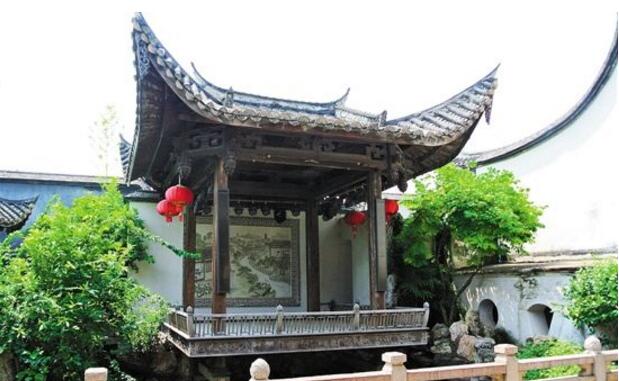 福州三坊七巷，衣錦坊水榭戲臺(tái)
