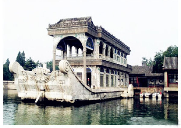 昆明湖清晏舫畫(huà)舫船