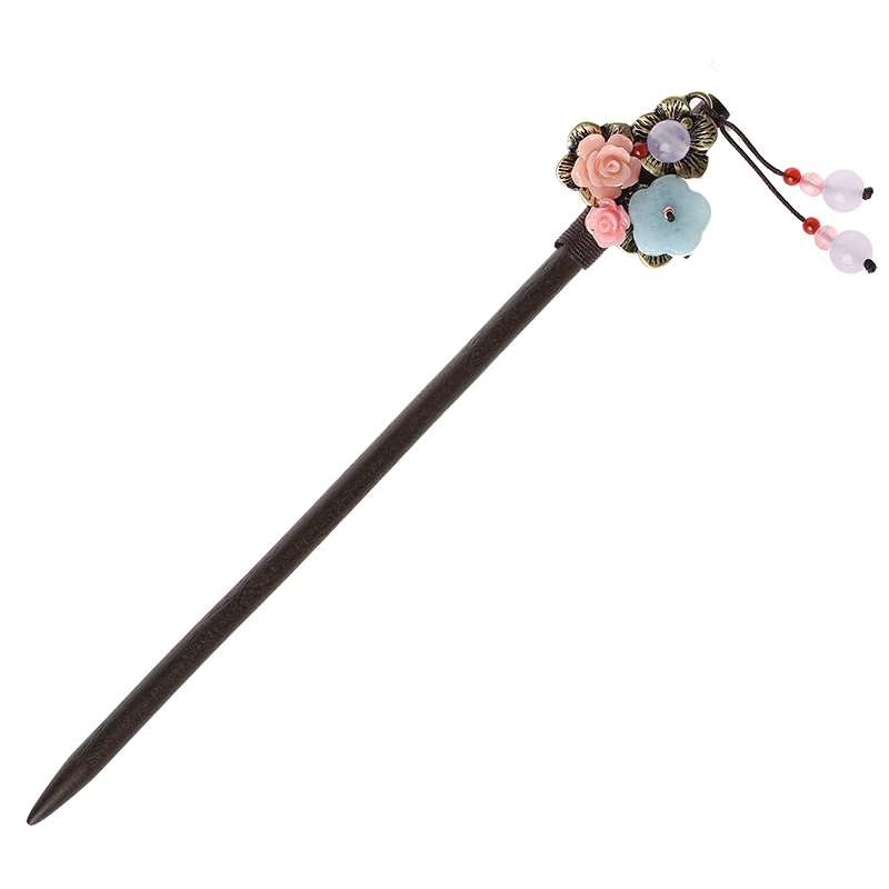 淑女發(fā)簪頭飾，清新自然簪子