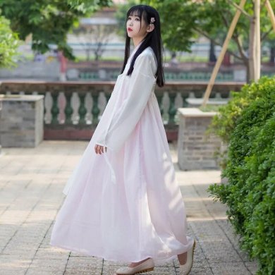 飄逸清新淡雅漢服，中國風(fēng)襦裙廣袖流仙裙