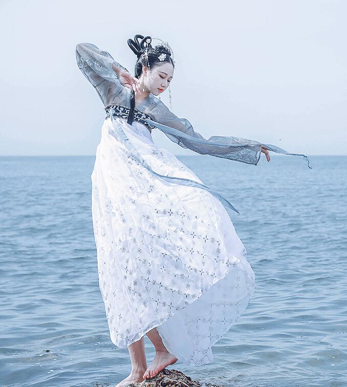 漢服齊胸襦裙，日常清新仙女裙