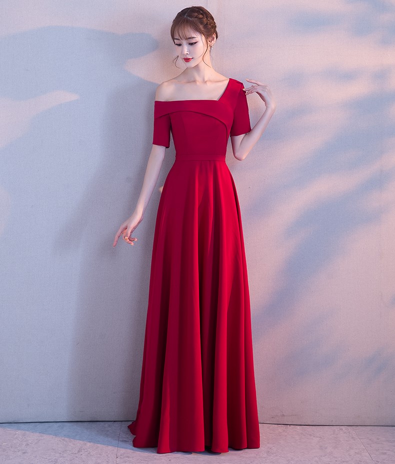 性感露肩中式禮服，甜美氣質(zhì)晚禮服