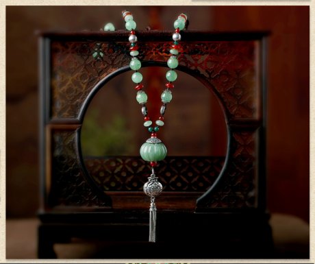 福運(yùn)綿綿毛衣鏈，華美復(fù)古項(xiàng)鏈?zhǔn)罪? /></a></div><a href=