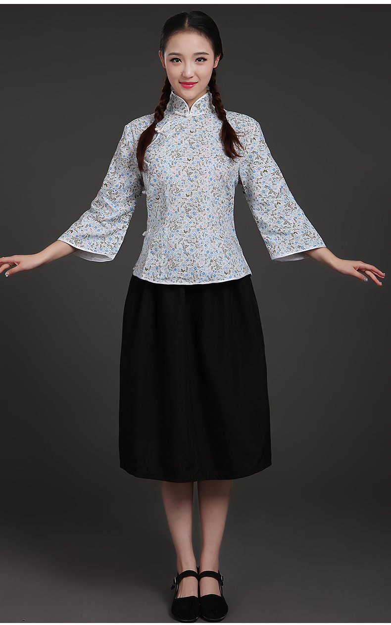 民國風(fēng)學(xué)生裝女裝畢業(yè)照服裝，復(fù)古文藝學(xué)生演