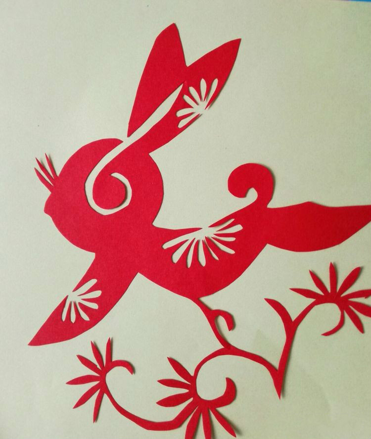 創(chuàng)意十足中秋玉兔剪紙，兔子鬧仲秋