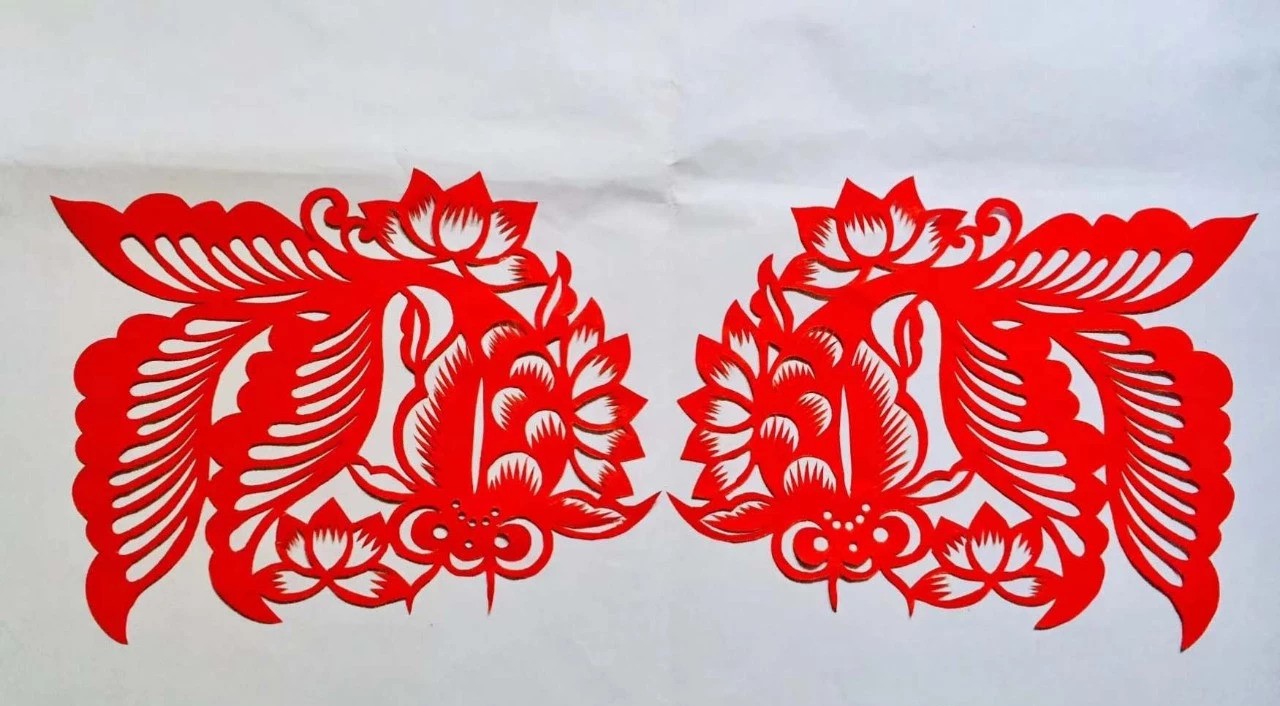 信手剪花花燦爛(20張)，張彬老師剪紙作品