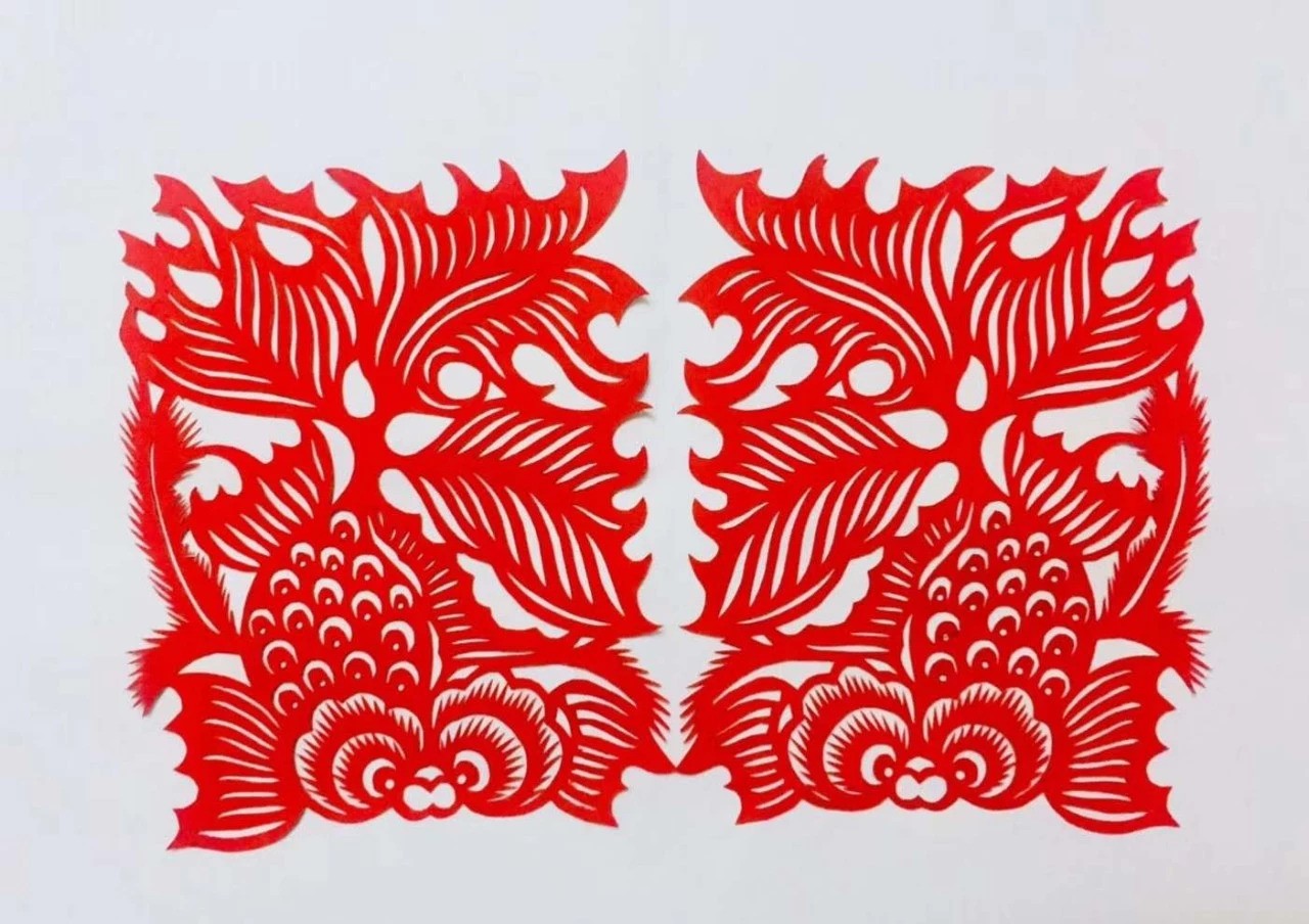 信手剪花花燦爛(20張)，張彬老師剪紙作品