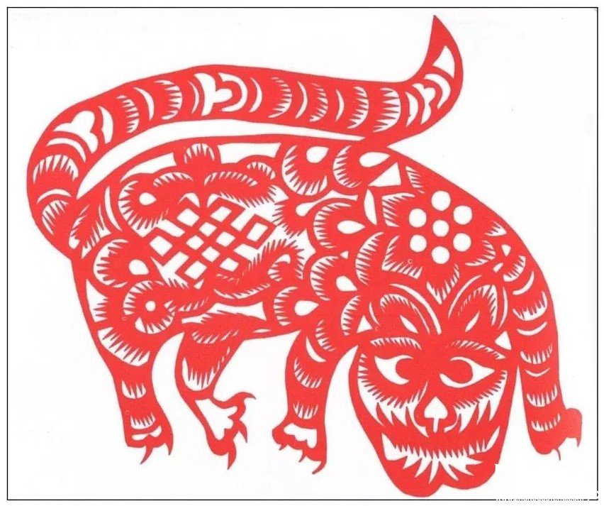 寅——賞“虎”剪紙，23張虎剪紙圖集