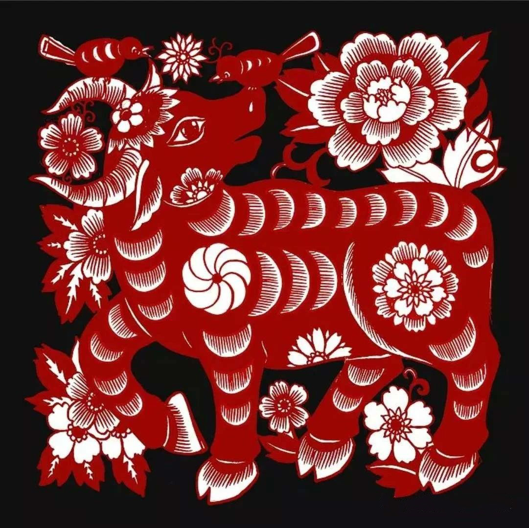 紅與黑的剪紙藝術(shù)，曹文峰十二生肖剪紙作品