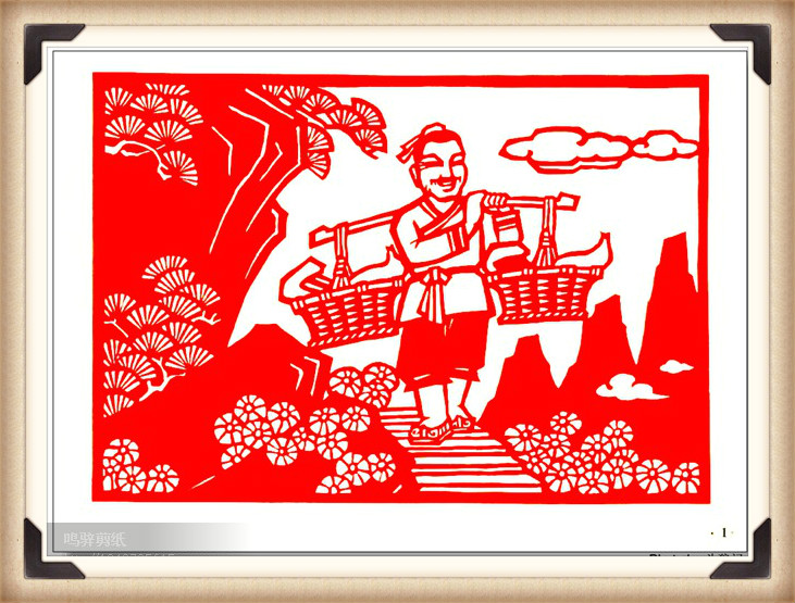 斗狼記剪紙藝術(shù)，高清剪紙連環(huán)畫圖集（54張）