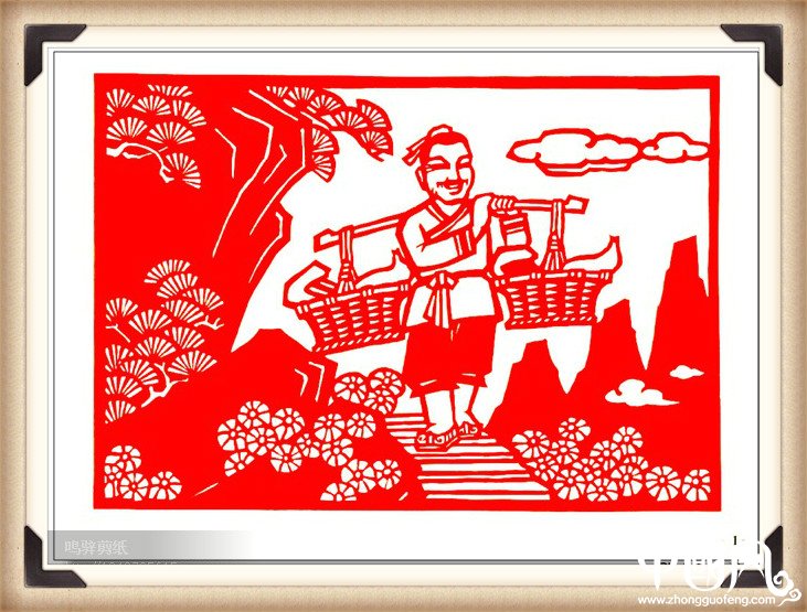 斗狼記剪紙藝術(shù)，高清剪紙連環(huán)畫圖集（54張）