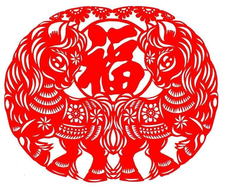 活潑可愛(ài)的小馬駒剪紙圖集(25張)，孫立峰作品