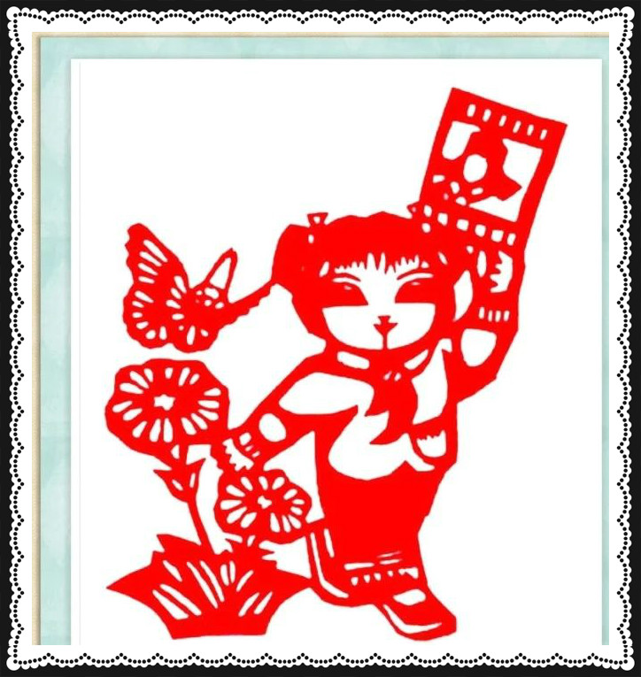 42幅學雷鋒剪紙藝術：雷鋒精神卻經(jīng)久長存