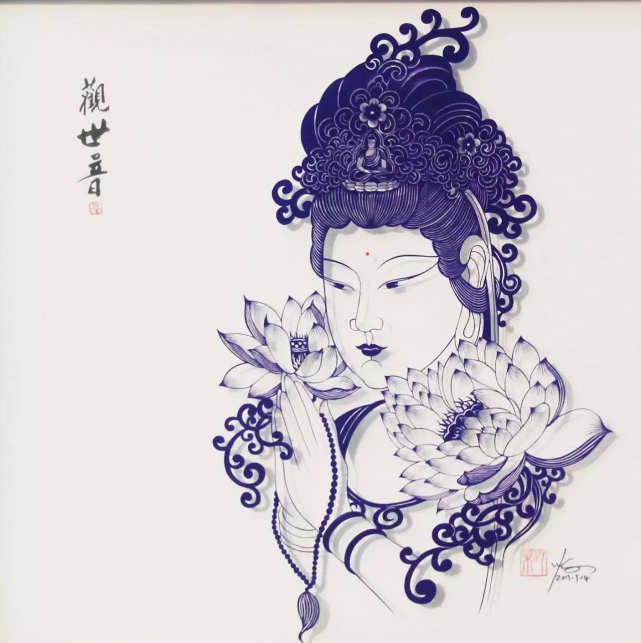 剪紙藝術(shù)作品：一次鏤空一根線條的信仰！