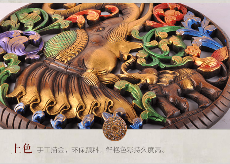 泰式雕刻，柚木雅致精美木雕