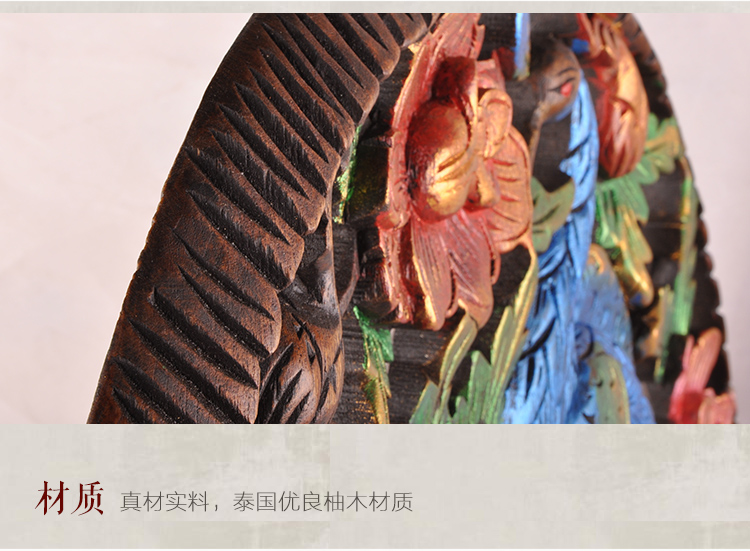 泰式雕刻，柚木雅致精美木雕