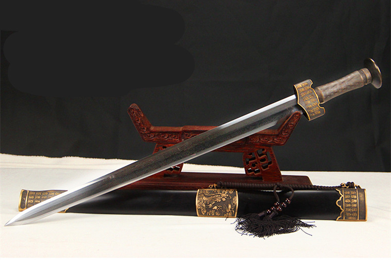 佰壽劍老人祝壽禮品，短劍手工藝術(shù)品