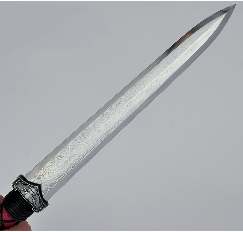 漢代短劍質(zhì)樸簡約兵器，中國風(fēng)工藝品寶劍