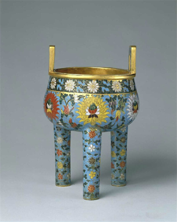 故宮博物館藏元明清掐絲琺瑯，景泰藍(lán)