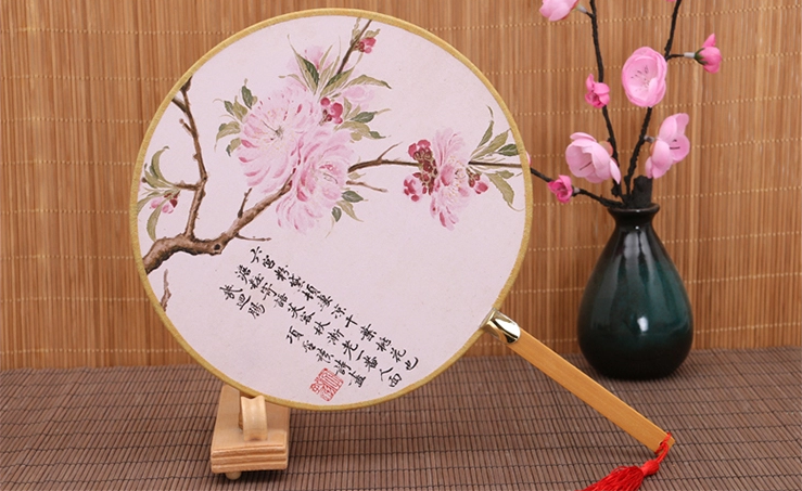 古風系列圖案的中國風復古團扇