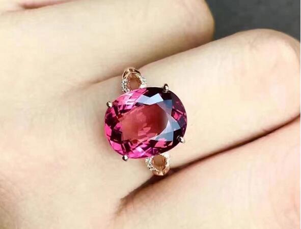 天然紅碧璽戒指，什么是碧璽？