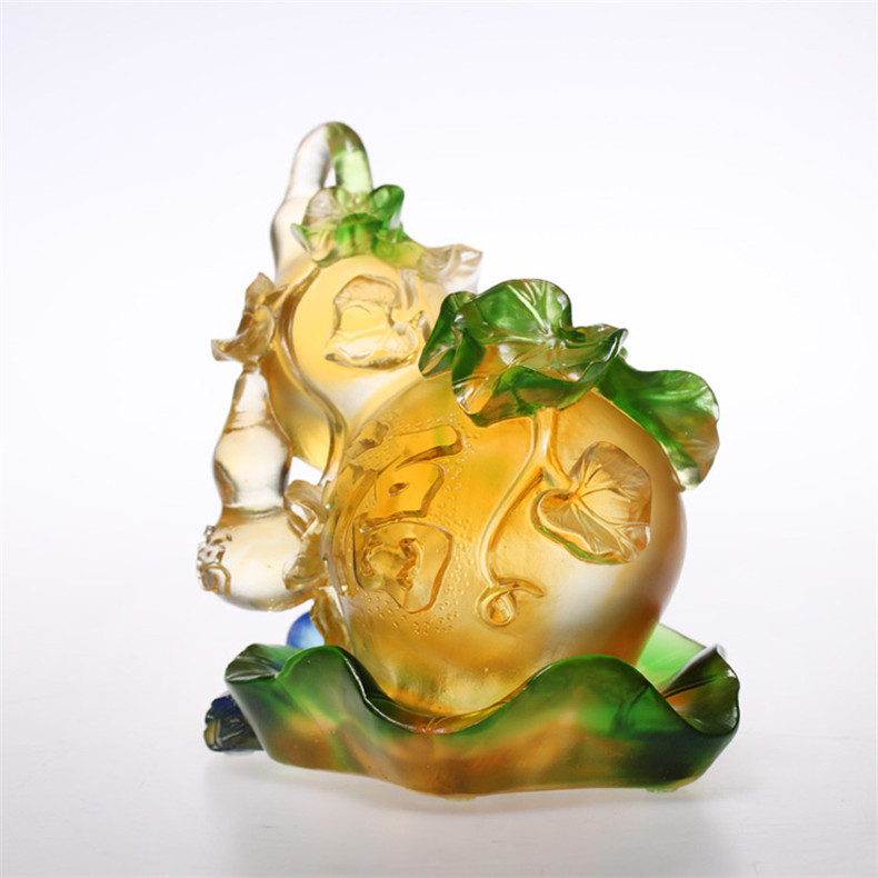 琉璃工藝品擺件，如何鑒賞琉璃