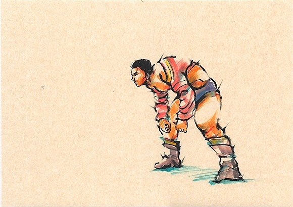 日本勝亦勇水墨功夫中華武術(shù)插畫(huà)(二)