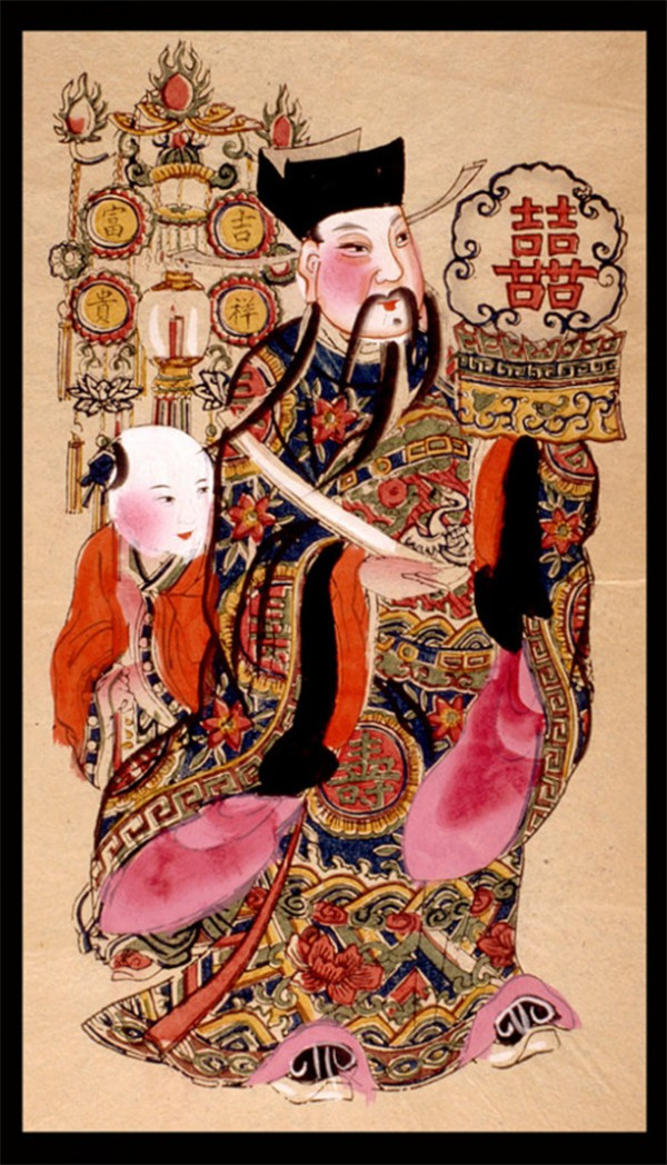 中國(guó)風(fēng)傳統(tǒng)精美色彩艷麗的年畫(huà)（二）