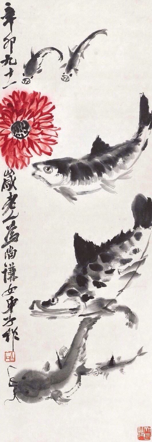 齊白石作品集合（90張），齊白石國畫作品欣賞