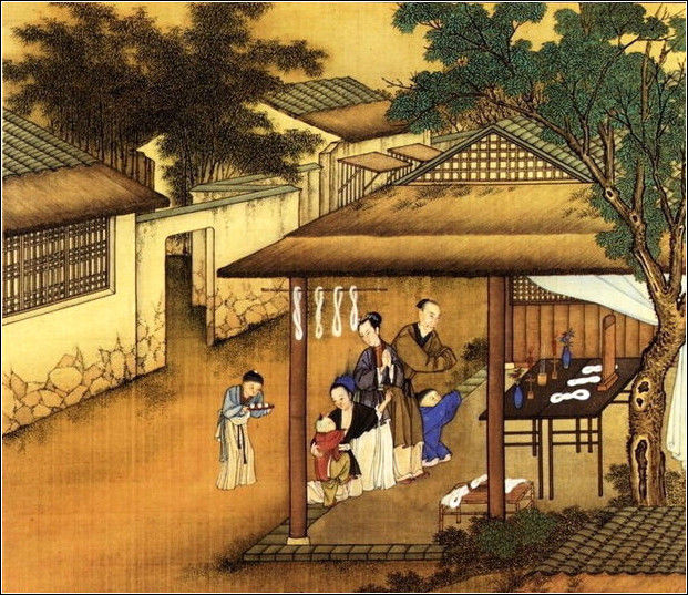 中國(guó)24節(jié)氣古畫圖，超美國(guó)畫插畫欣賞