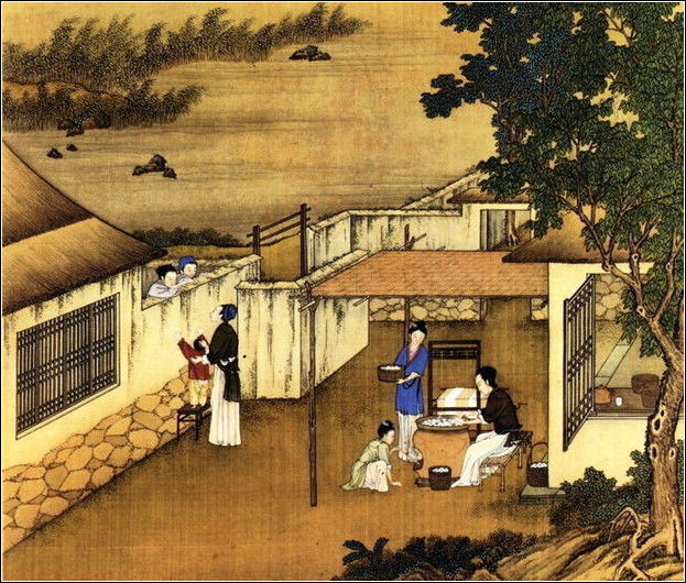 中國(guó)24節(jié)氣古畫圖，超美國(guó)畫插畫欣賞