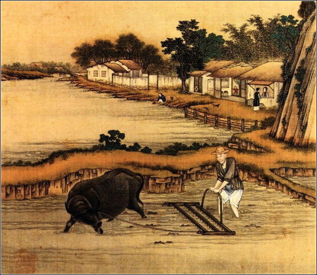 中國(guó)24節(jié)氣古畫圖，超美國(guó)畫插畫欣賞