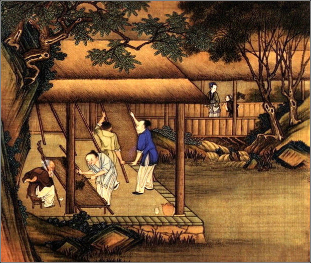 中國(guó)24節(jié)氣古畫圖，超美國(guó)畫插畫欣賞