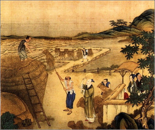 中國(guó)24節(jié)氣古畫圖，超美國(guó)畫插畫欣賞