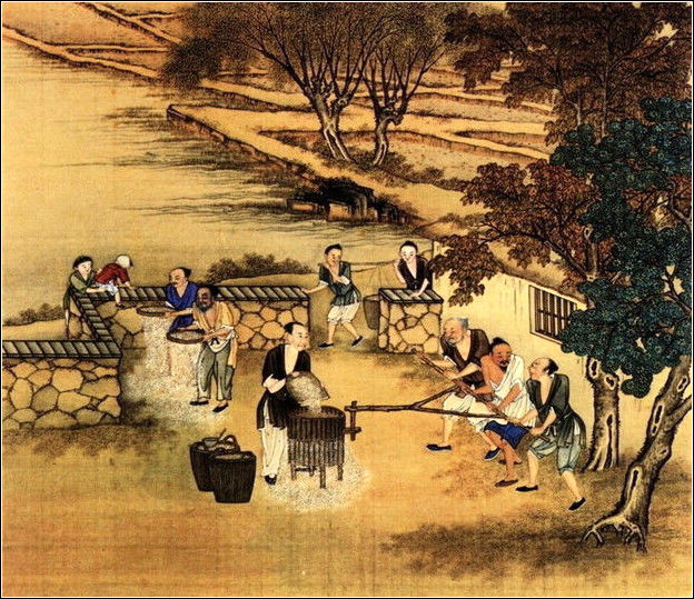 中國(guó)24節(jié)氣古畫圖，超美國(guó)畫插畫欣賞