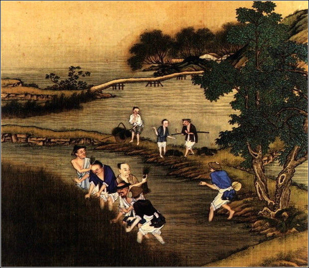 中國(guó)24節(jié)氣古畫圖，超美國(guó)畫插畫欣賞