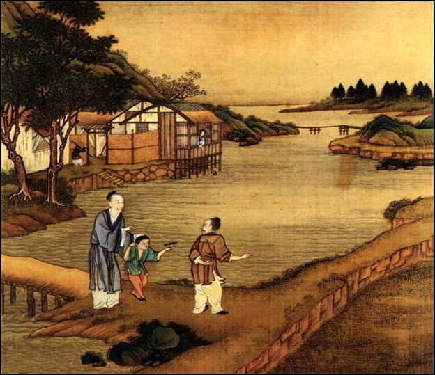 中國(guó)24節(jié)氣古畫圖，超美國(guó)畫插畫欣賞