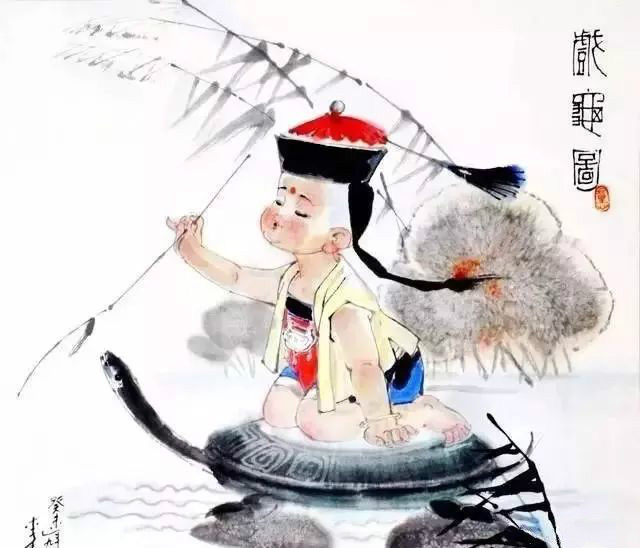 國畫里的兒童，萌翻六一兒童節(jié)！