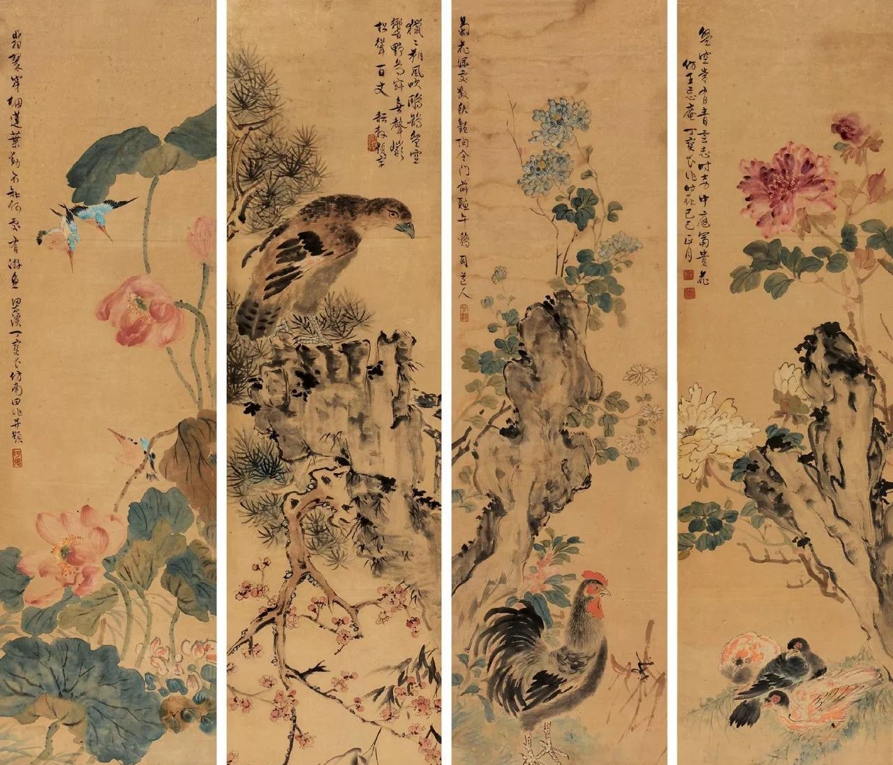 唯美精致的國畫：丁寶書花鳥作品欣賞