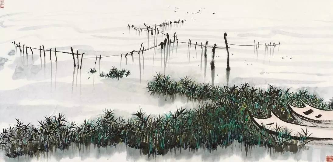 吳冠中的水墨國(guó)畫(huà)集合，中國(guó)藝術(shù)最顯眼的景觀