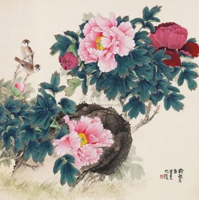 寫實(shí)意境國(guó)畫，精美傳統(tǒng)中國(guó)畫