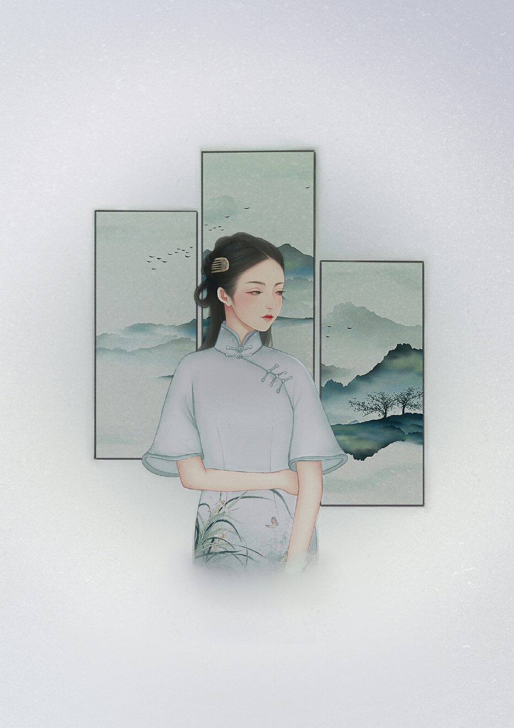 氣質(zhì)韻味的古風(fēng)女子，一組唯美高清古風(fēng)圖片