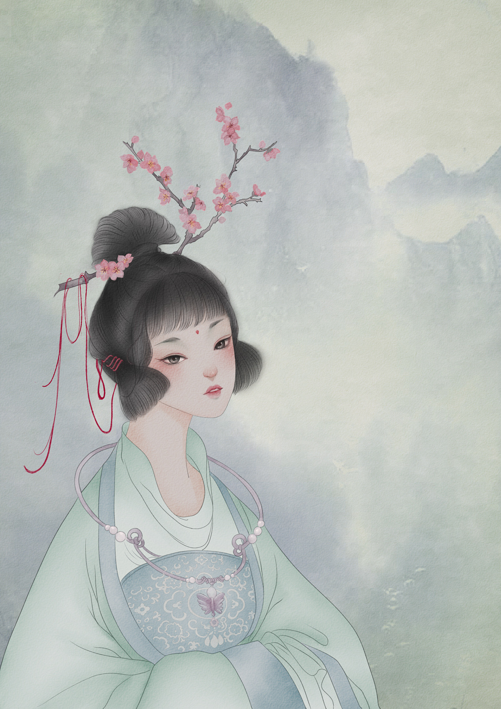 氣質(zhì)韻味的古風(fēng)女子，一組唯美高清古風(fēng)圖片