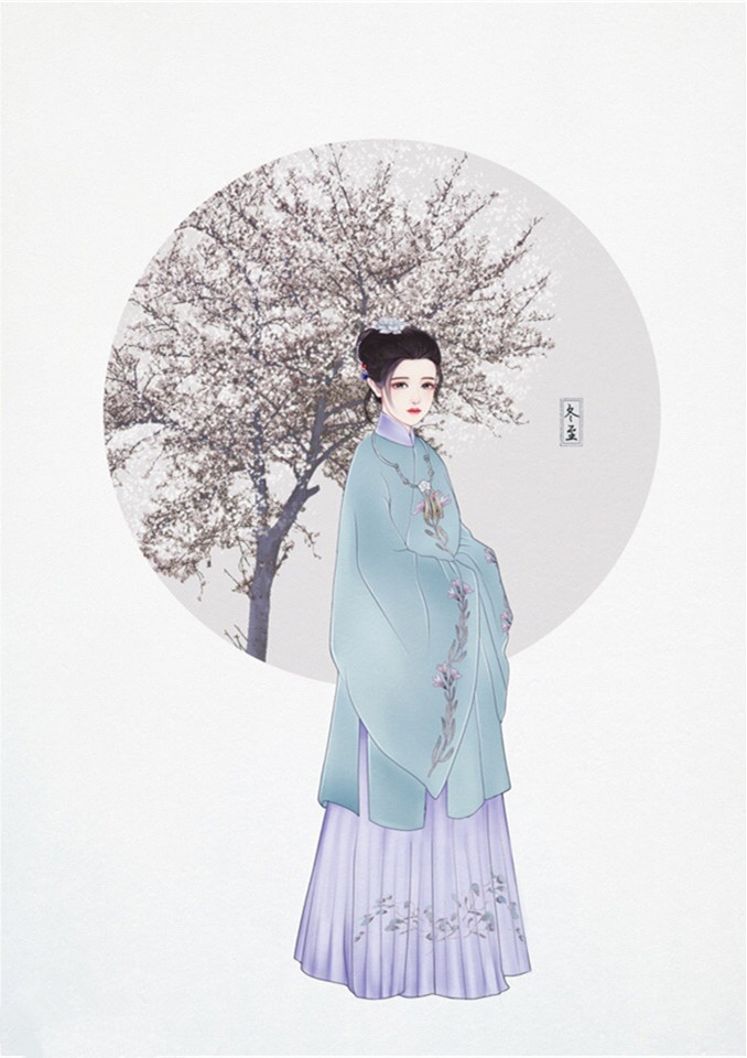 24節(jié)氣古風(fēng)手機(jī)壁紙圖片，超美的女子古風(fēng)圖片