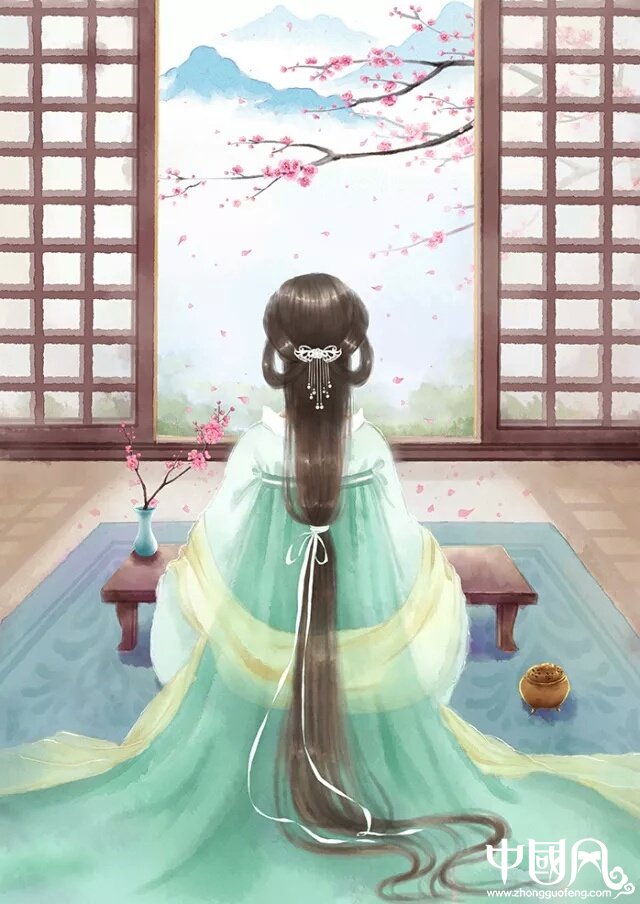 古風(fēng)女子背影圖集，一襲優(yōu)雅背影美呆眾人